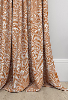 Tahiti, Mandarin - Made to Measure Curtains